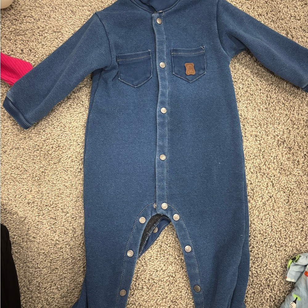 Mayoral Denim Blue Kids Footie